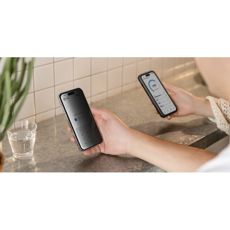 MAGEASY Apple 蘋果 iPhone 16 / 16 Plus VETRO Privacy 防窺鋼化玻璃保護貼-細節圖9