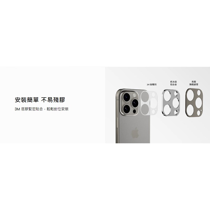 MAGEASY Apple 蘋果 iPhone 16 Pro / 16 Pro Max LenShield 鏡頭保護框-細節圖5