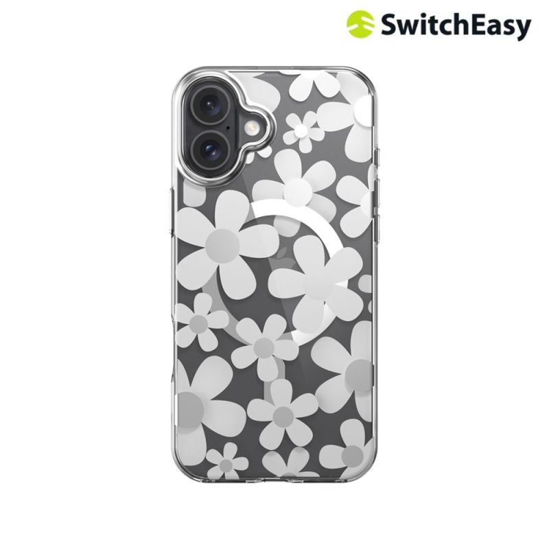 MAGEASY Apple 蘋果 iPhone 16  / 16 Plus Fleur M 花卉系列防摔磁吸手機殼-細節圖7