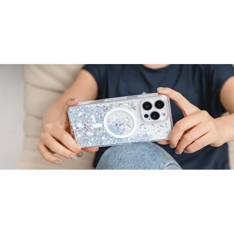 MAGEASY Apple 蘋果 iPhone 16 / 16 Plus Starfield M 星砂防摔手機殼 防摔殼-細節圖7