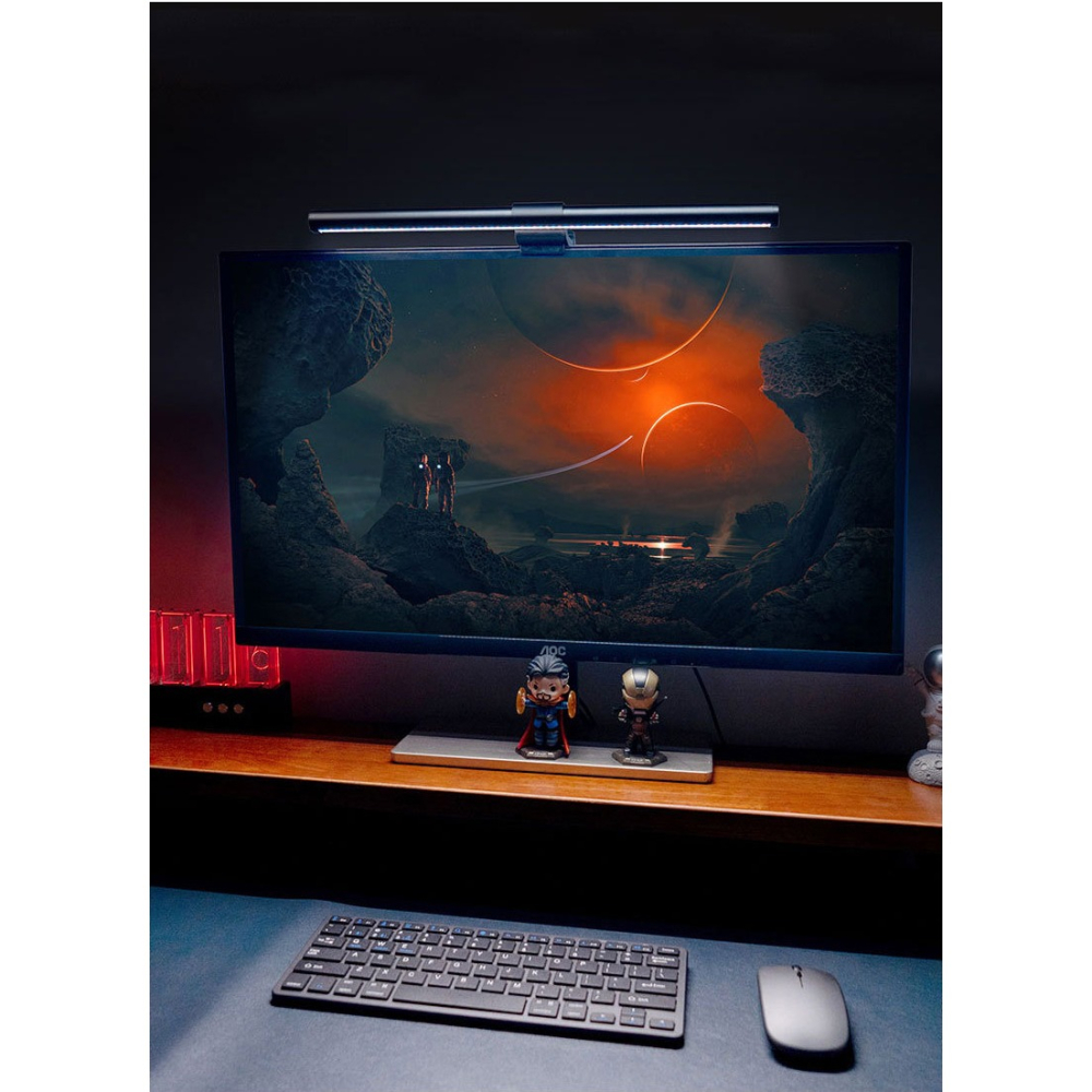 Cooyee 電腦螢幕 LED 掛燈(41cm) 檯燈 補光燈 非對稱光源 三種色溫 無段數調光-細節圖7