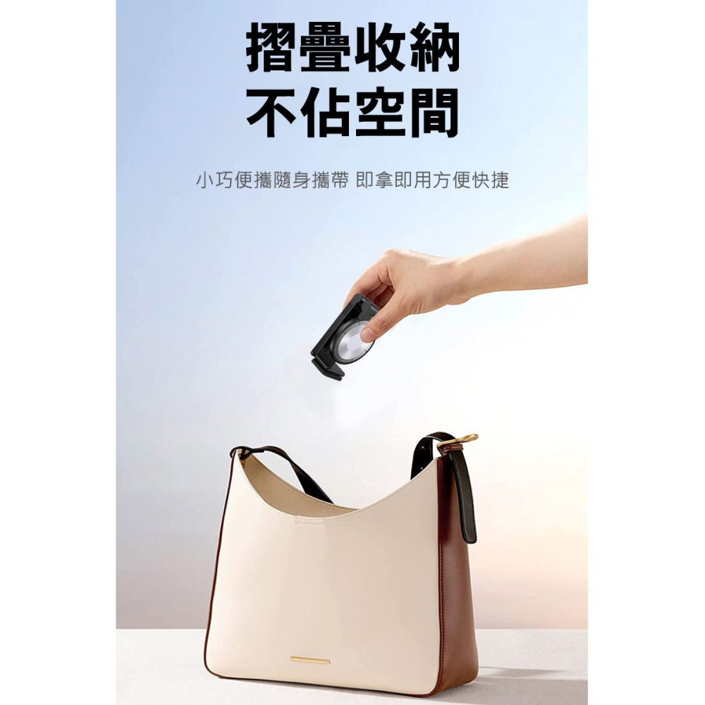 QinD H3 多功能摺疊磁吸旅行支架 手機架 夾式支架 桌邊支架 磁吸支架 可折疊 穩定站立 支援 MagSafe-細節圖9