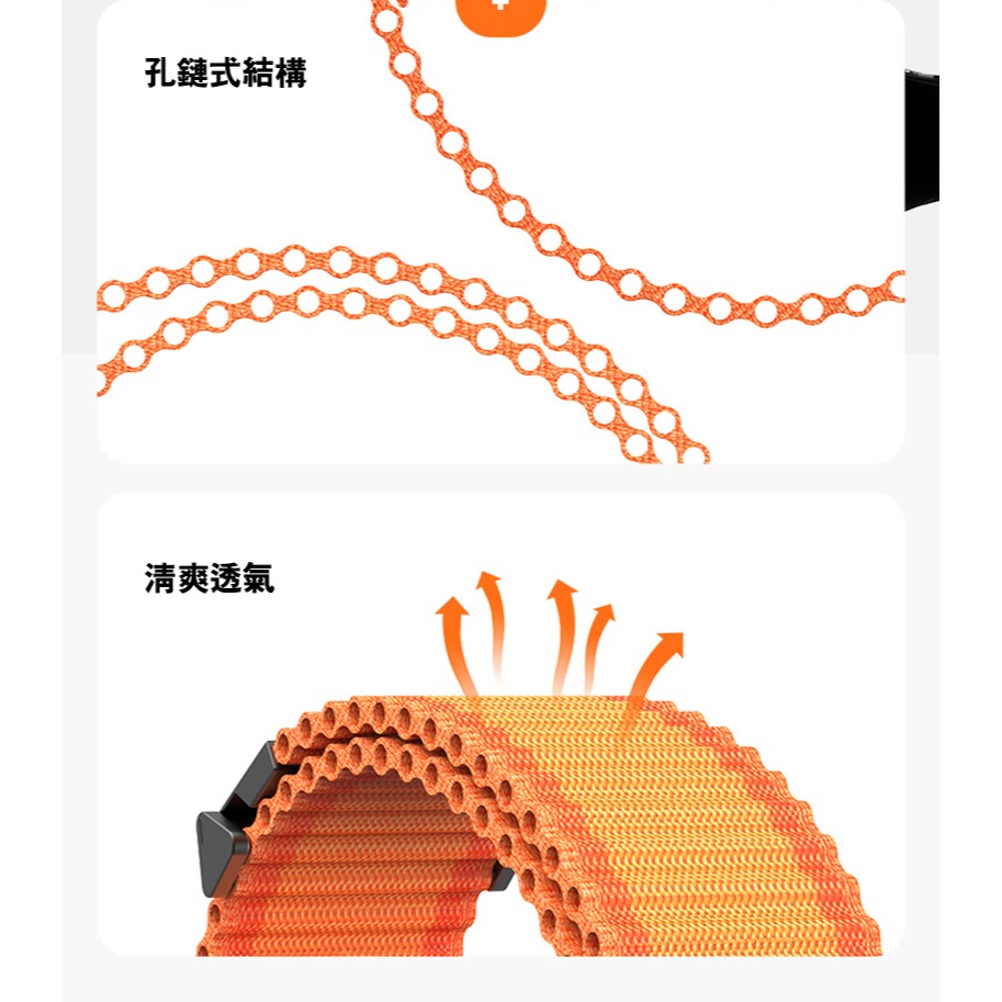 DUX DUCIS Apple 蘋果 Watch (38mm/40mm/41mm/42mm(十代)) 回環式越野錶帶-細節圖10