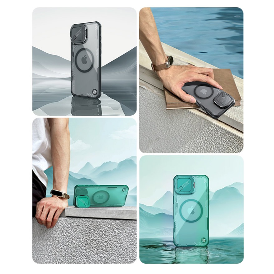 NILLKIN Apple 蘋果 iPhone 16 冰空 Prop 磁吸保護殼(覆蓋版) 保護套 手機殼 雙料殼 鏡頭-細節圖4