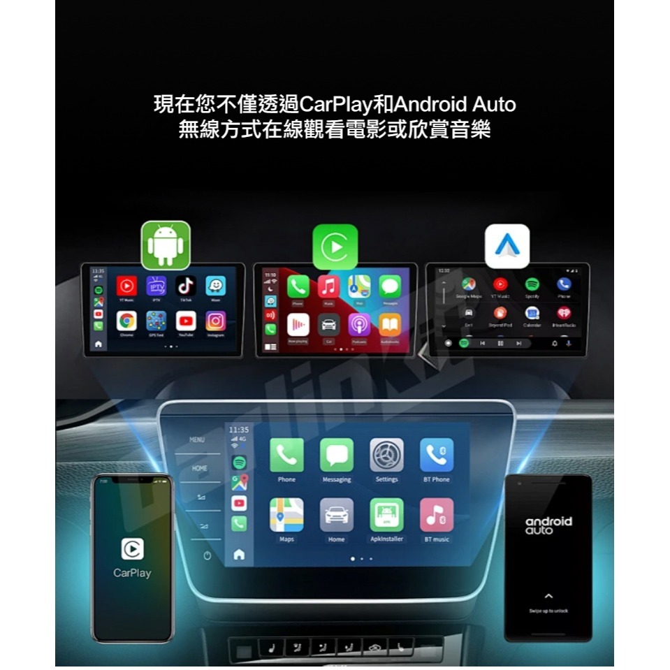 TAA03 車機(SM6125) 4G/64GB 蘋果 Wireless Apple CarPlay 安卓13 Andr-細節圖7