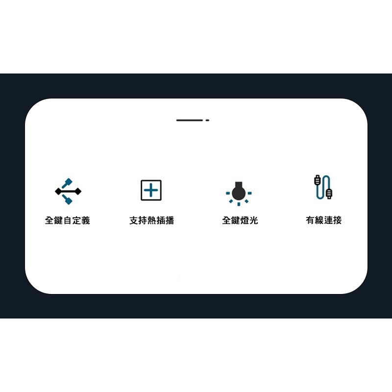 SIKAI 六鍵+旋鈕自定義有線鍵盤 可自定義 複製 貼上 快速輸入 快捷鍵 懶人輸入 懶豬豬專用-細節圖2