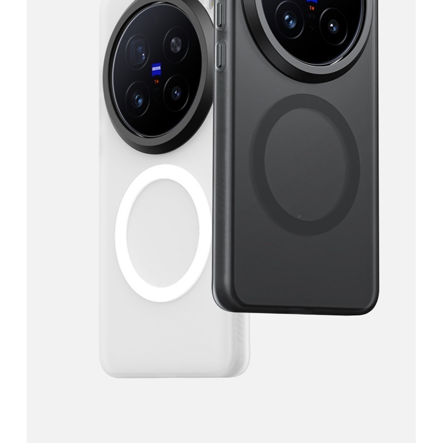 QinD vivo X200 5G 隱砂磁吸保護殼 手機殼 保護套 霧面殼 磨砂殼 磁吸殼-細節圖3