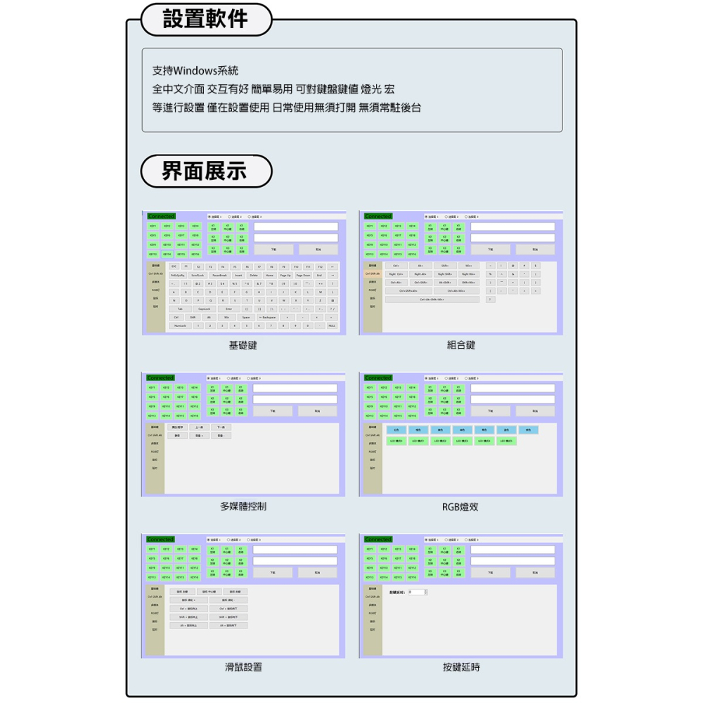 SIKAI 9鍵+3旋鈕自定義有線鍵盤 可自定義 複製 貼上 快速輸入 快捷鍵 懶人輸入 懶豬豬專用-細節圖8