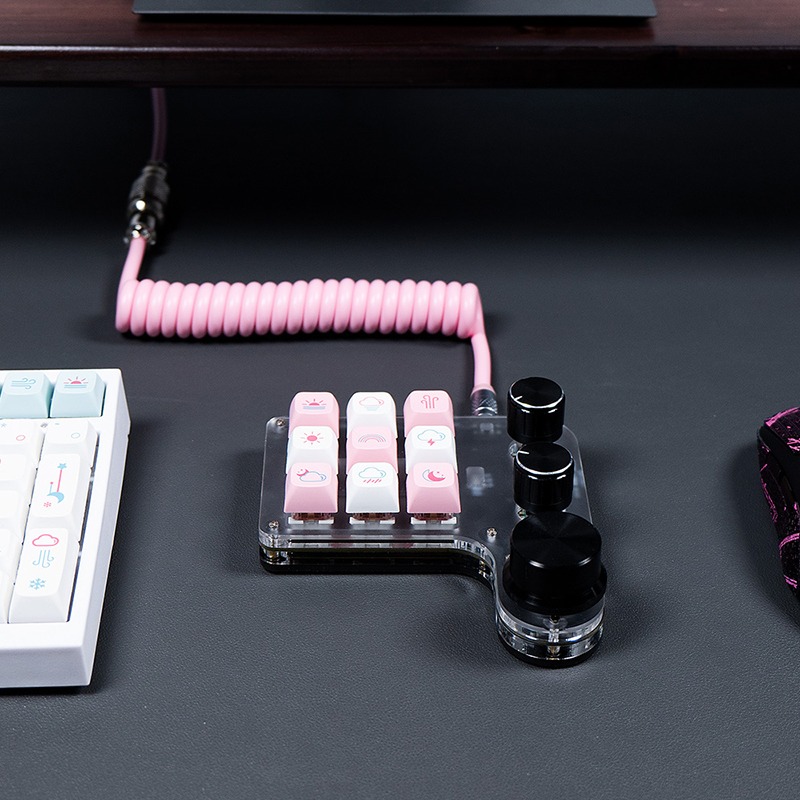 SIKAI 9鍵+3旋鈕自定義有線鍵盤 可自定義 複製 貼上 快速輸入 快捷鍵 懶人輸入 懶豬豬專用-細節圖11