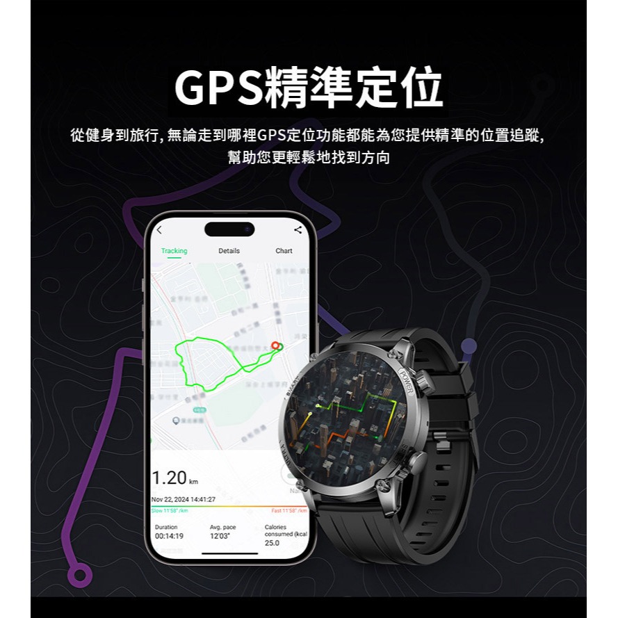 Larmi 樂米 GPS智慧手錶 INFINITY 5（旗艦版） 智能手錶 智慧手表 運動手錶 藍牙手錶 繁體中文-細節圖8