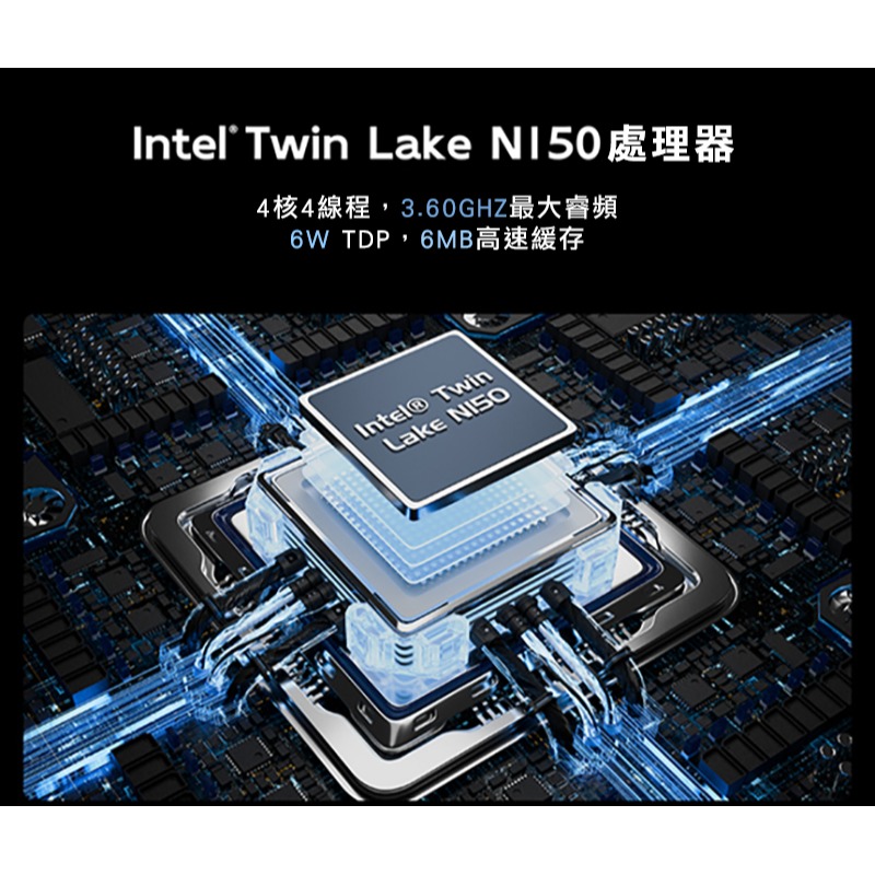 MOREFINE M8S (升級版)迷你電腦(Intel N150 3.6GHz) - 12G系列小桌機 三螢幕輸出-細節圖4