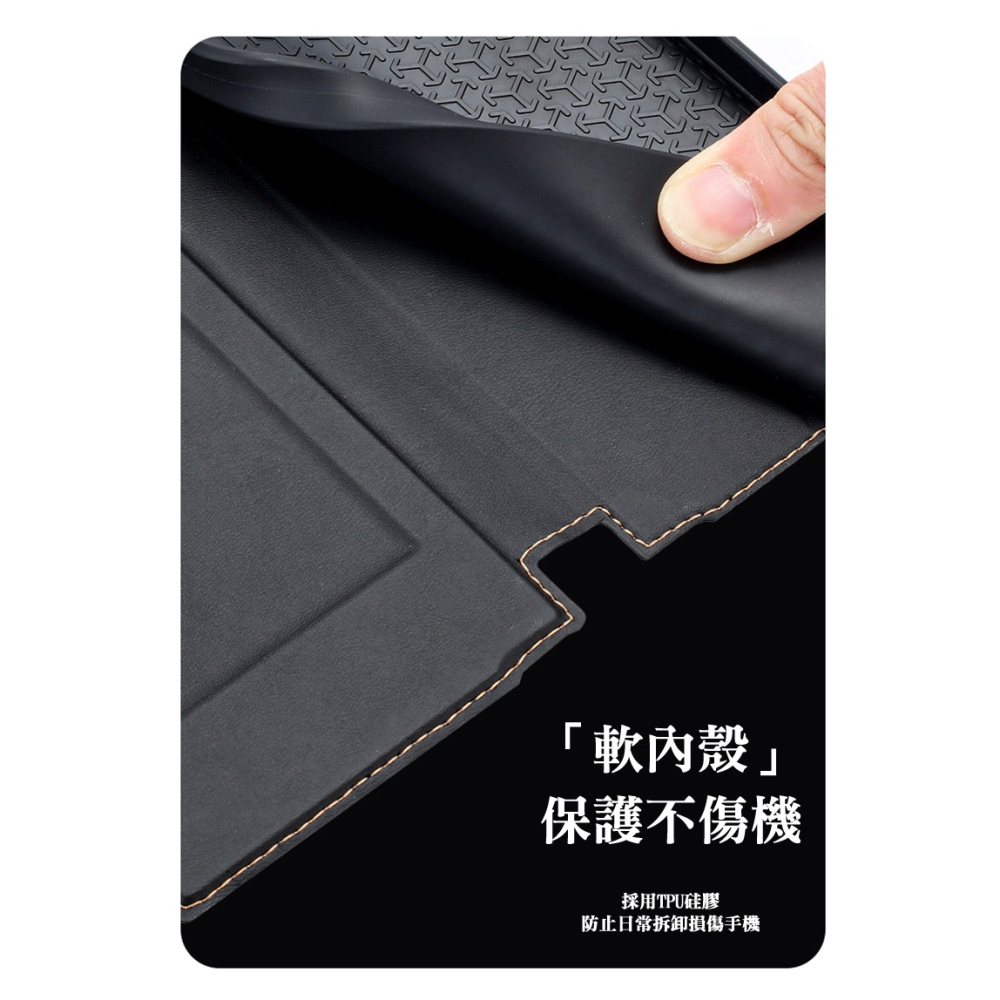 DUX DUCIS SAMSUNG 三星 Galaxy S25 Ultra S25U 輕磁皮套 側翻皮套 插卡 可立-細節圖4