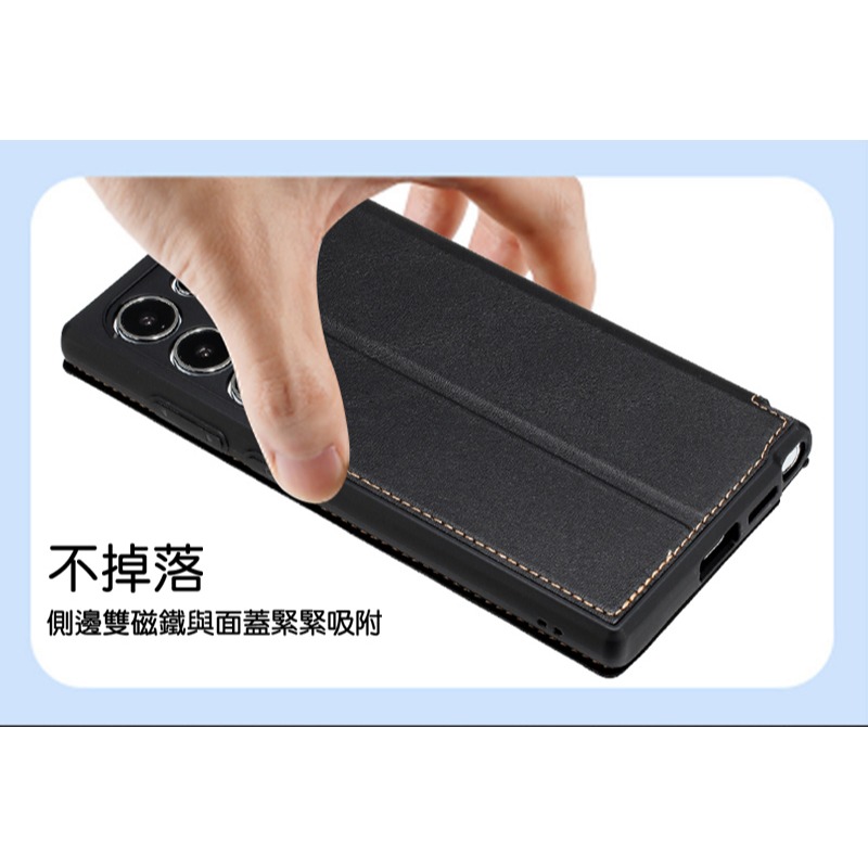 DUX DUCIS SAMSUNG 三星 Galaxy S25 Ultra S25U 輕磁皮套 側翻皮套 插卡 可立-細節圖6
