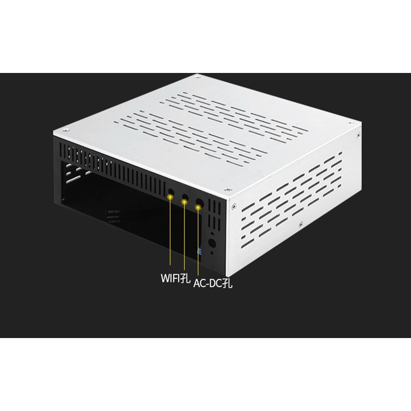 XQBOX A01 外置 DC 鋁製機殼(含電源套裝版) Mini ITX 機殼 迷你機殼 小機殼-細節圖4