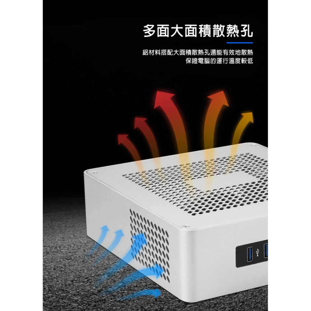 SKTC TA65 外置 DC 鋁製機殼(含電源套裝版) Mini ITX 機殼 迷你機殼 小機殼-細節圖8