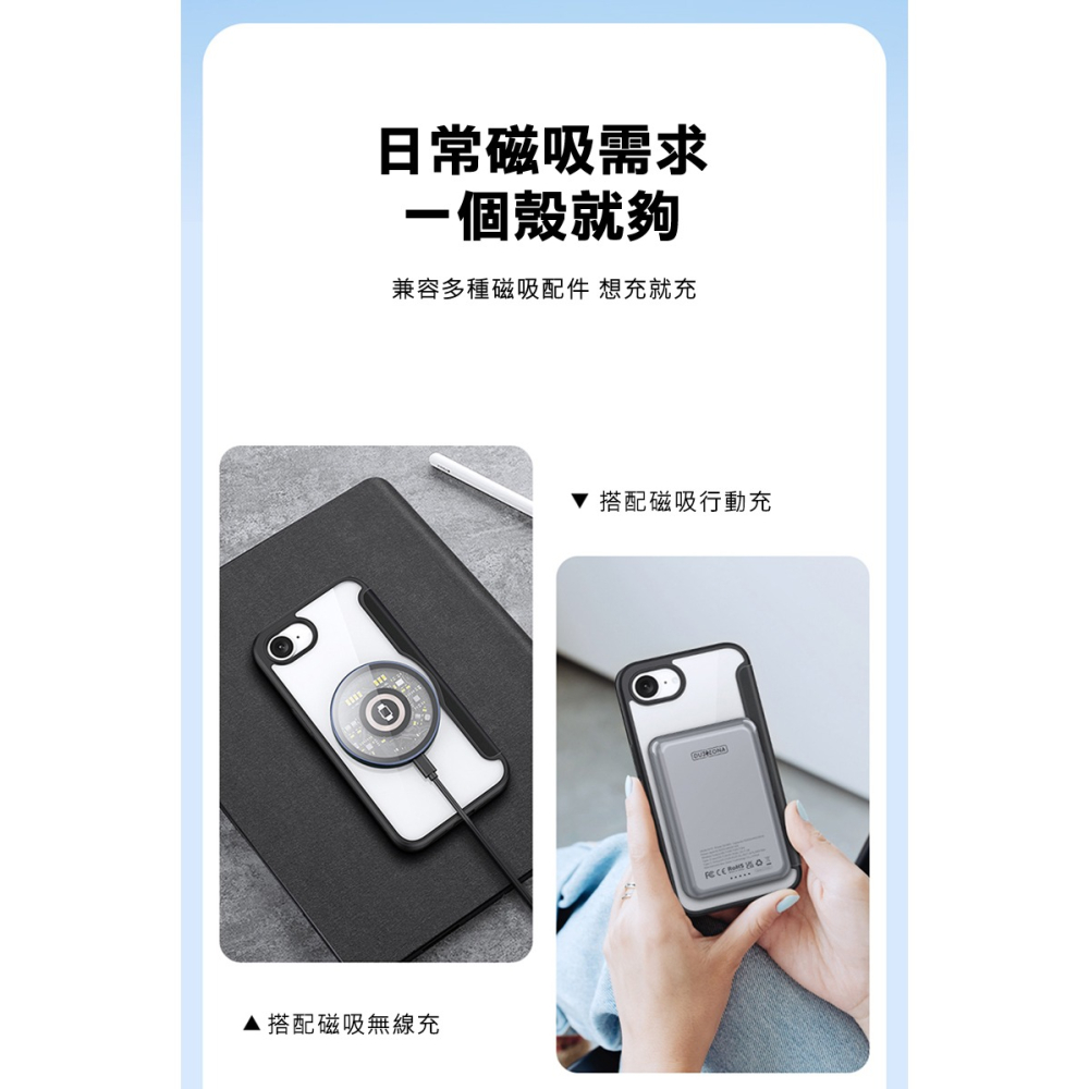 DUX DUCIS Apple 蘋果 iPhone 16e SKIN X Pro 皮套 側翻皮套 插卡 保護套 手機套-細節圖7