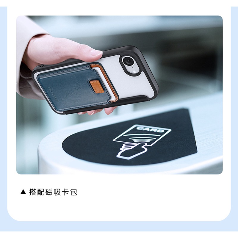 DUX DUCIS Apple 蘋果 iPhone 16e SKIN X Pro 皮套 側翻皮套 插卡 保護套 手機套-細節圖8