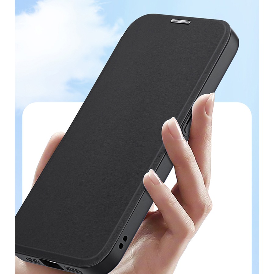 DUX DUCIS Apple 蘋果 iPhone 16e SKIN X Pro 皮套 側翻皮套 插卡 保護套 手機套-細節圖9