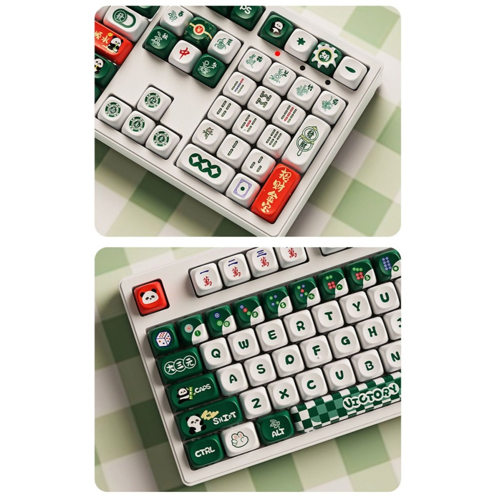 EWEADN 前行者 MX 十字軸 PBT 鍵帽 - 發財麻將 注音 倉頡-細節圖11