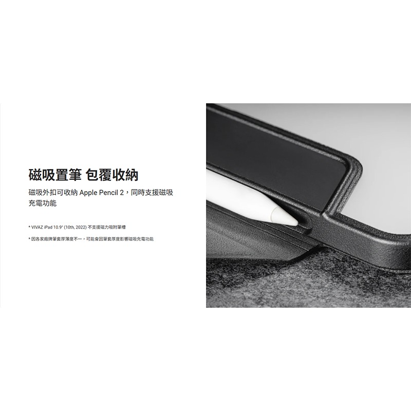 MAGEASY Apple iPad Air 4/5 10.9/Air 11 /Pro 11 Vivaz 支架透明保護套-細節圖6