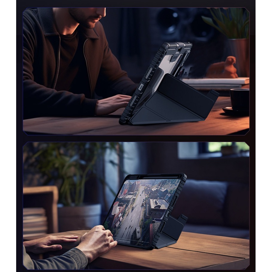 NILLKIN Xiaomi 小米 Pad 7 / 小米 Pad 7 Pro 悍甲 Pro 皮套(多角度摺疊款)-細節圖4