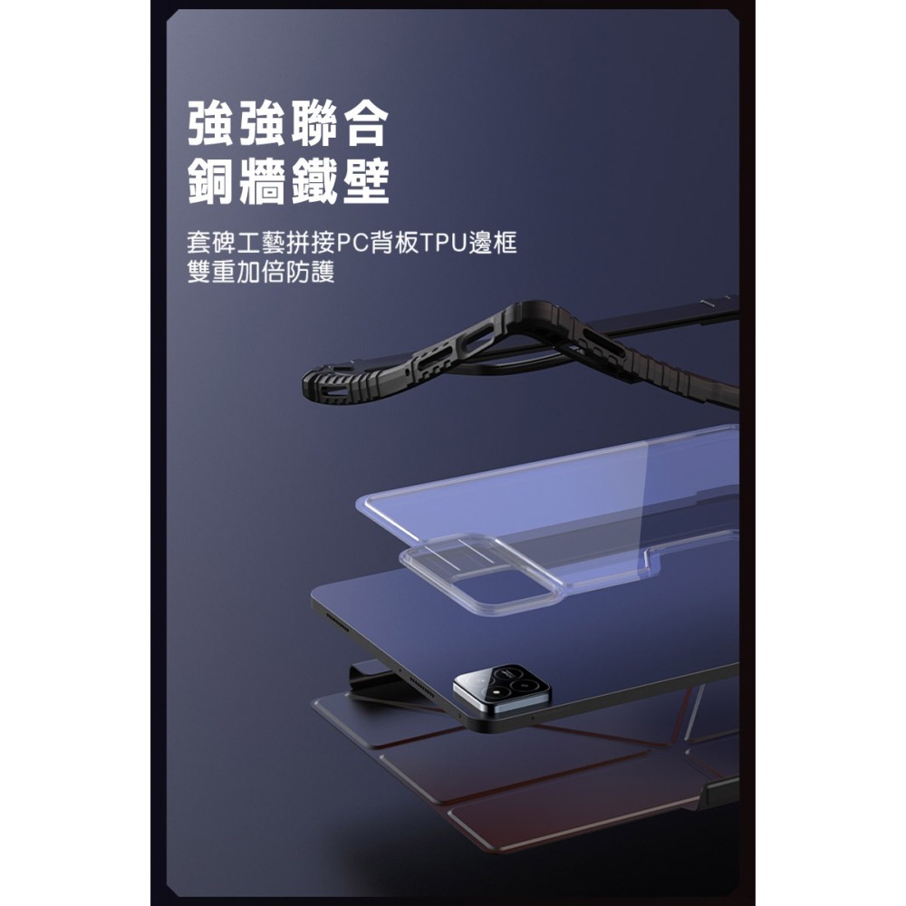 NILLKIN Xiaomi 小米 Pad 7 / 小米 Pad 7 Pro 悍甲 Pro 皮套(多角度摺疊款)-細節圖10