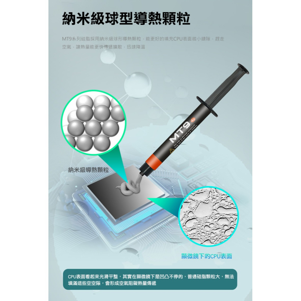 COOLMOON MT9 CPU 散熱膏(13.5W/m.k)(4g)-細節圖8