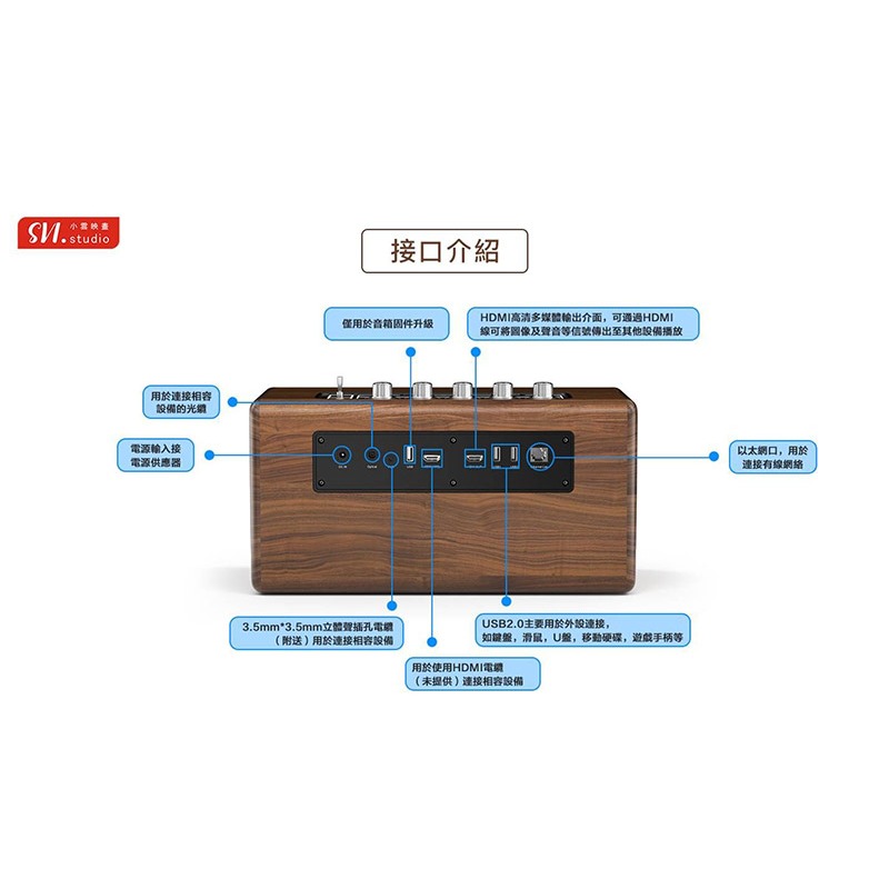 SVICLOUD 小雲K歌影霸 SoundBar10 電視盒 機頂盒整合音響 家庭劇院-細節圖7