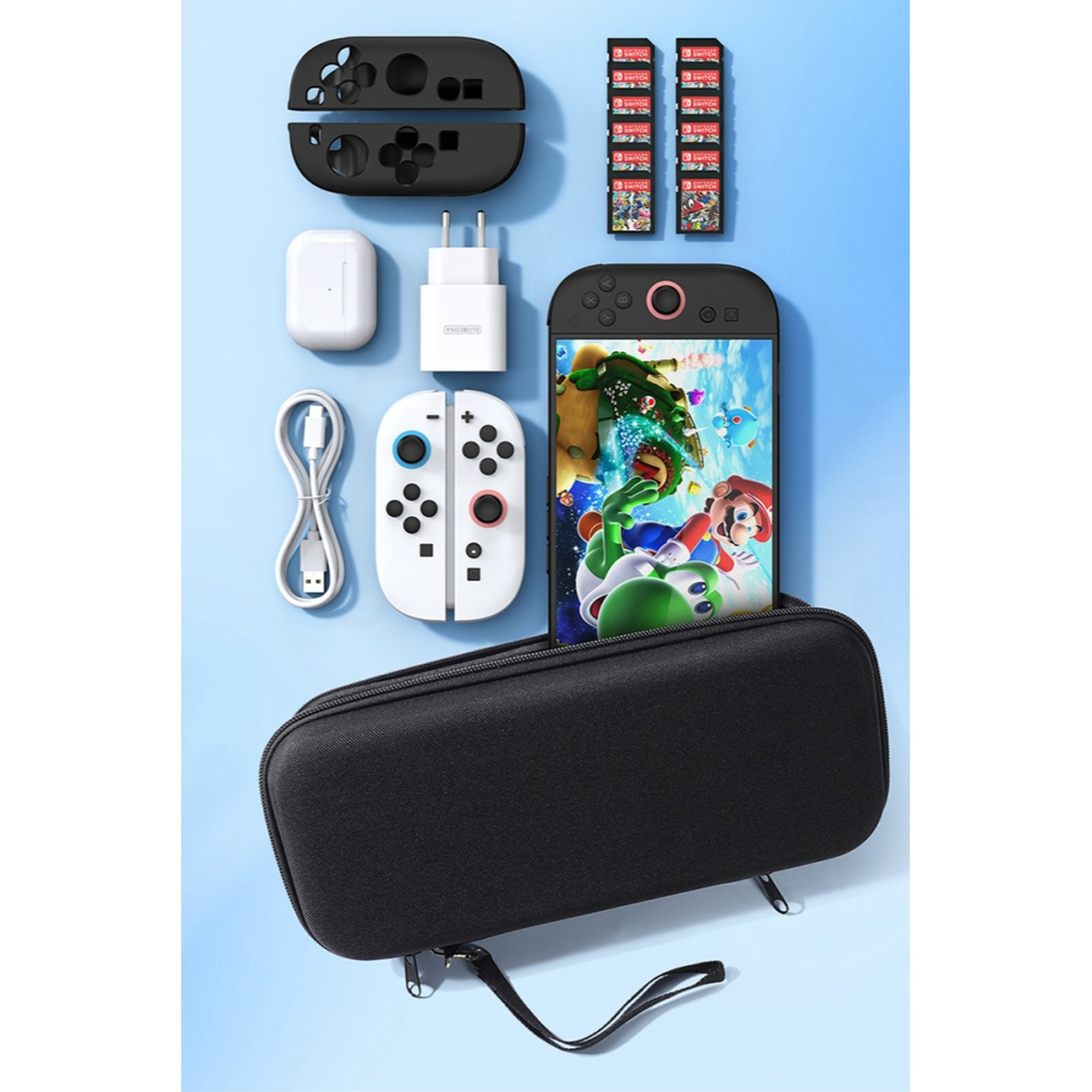 DUX DUCIS Nintendo 任天堂 Switch 2 便攜收納包 防撞包 卡帶 配件包-細節圖7