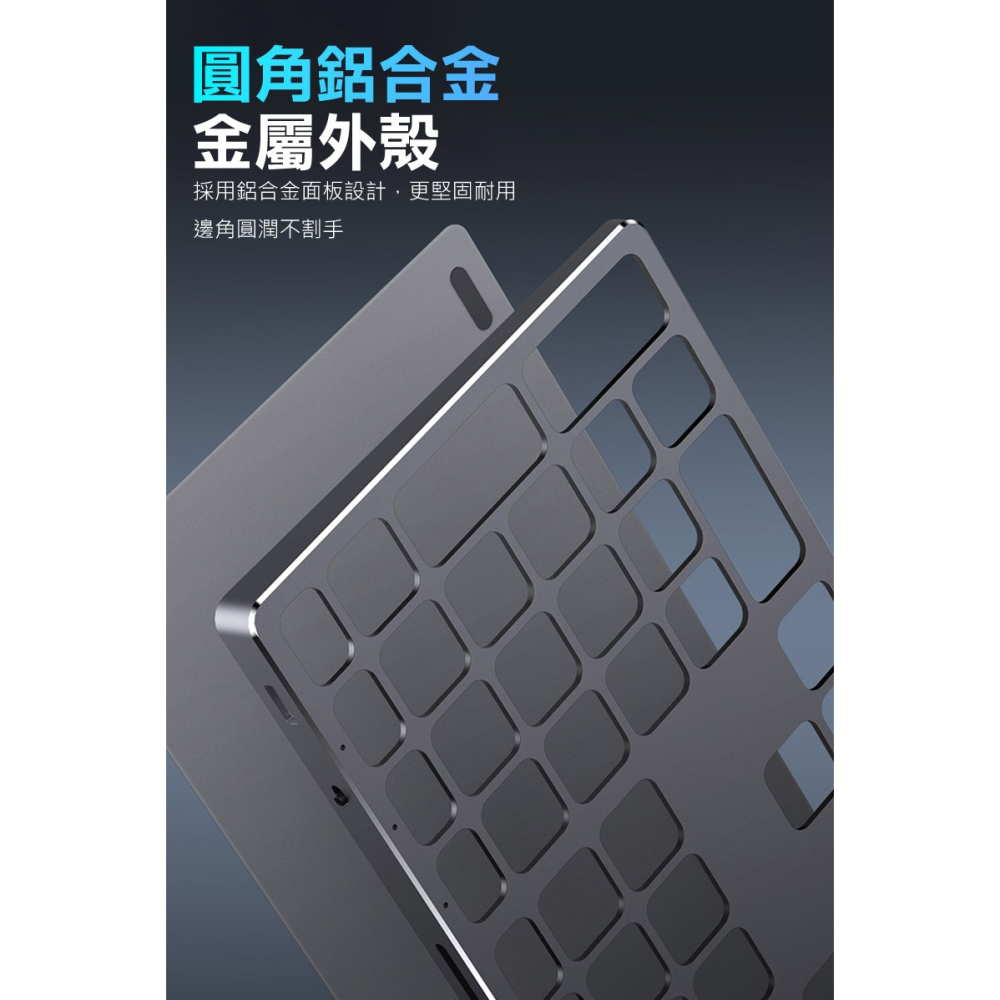 DUX DUCIS LK 鋁合金藍牙鍵盤 辦公鍵盤 藍芽鍵盤 windows/Mac OS 注音 倉頡-細節圖5