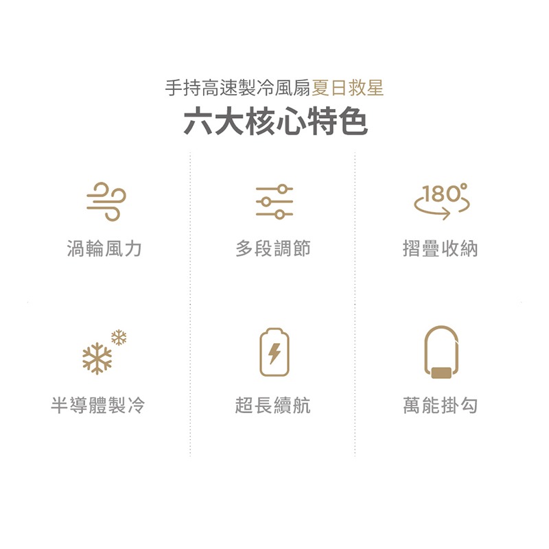 Larmi 樂米 LMF08 手持高速製冷風扇 半導體製冷 渦輪風扇 桌面風扇 可站立風扇 超長續航 BSMI 認證-細節圖3