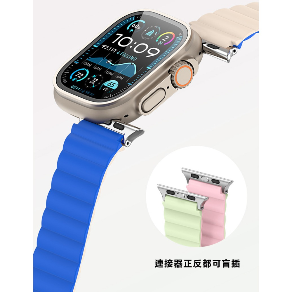 DUX DUCIS Apple 蘋果 Watch (42mm/44mm/45mm/46mm/49mm) SD 磁吸錶帶-細節圖9