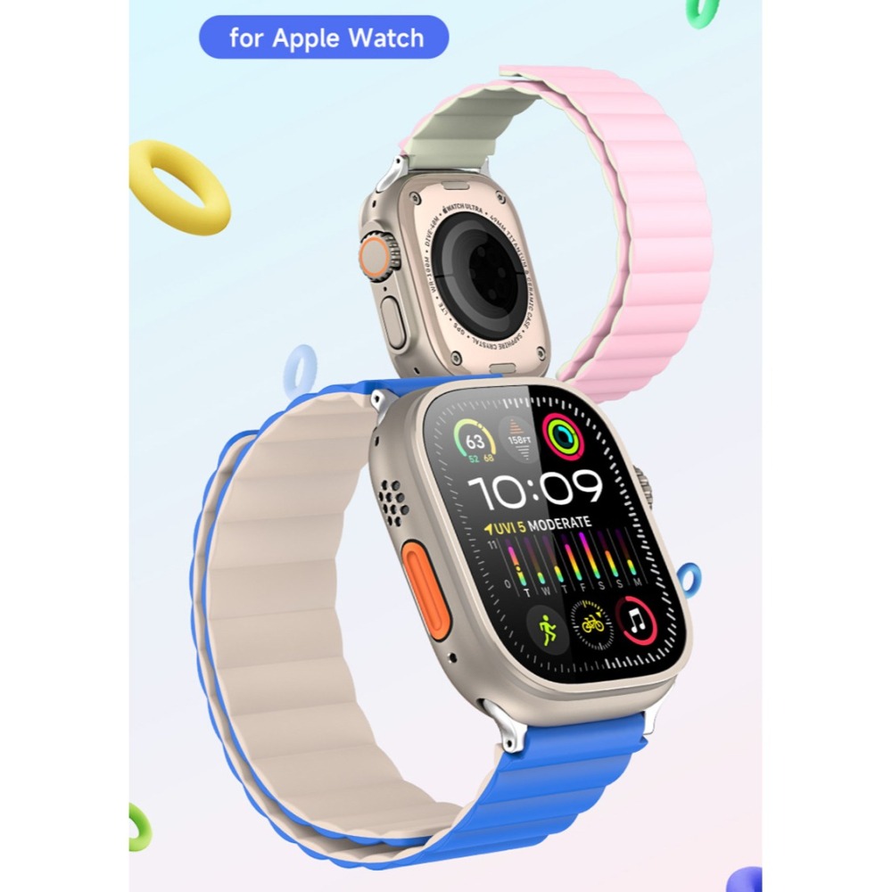 DUX DUCIS Apple 蘋果 Watch (38mm/40mm/41mm/42mm(十代)) SD 磁吸錶帶-細節圖3
