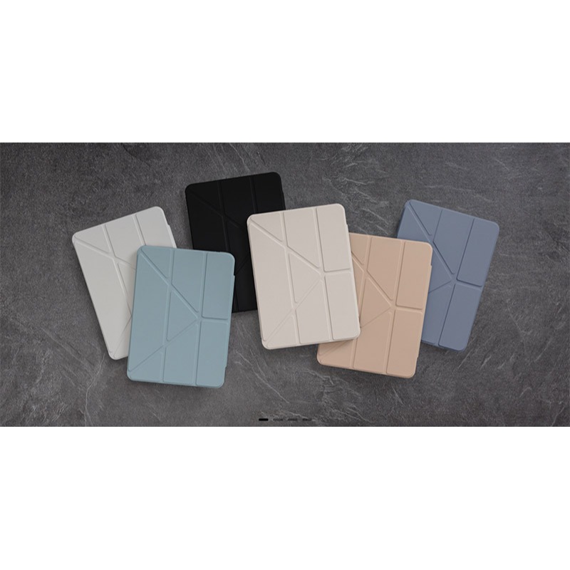 MAGEASY Apple iPad Mini 6/Mini 7(A17 Pro) FACET 全方位支架透明背蓋保護套-細節圖10