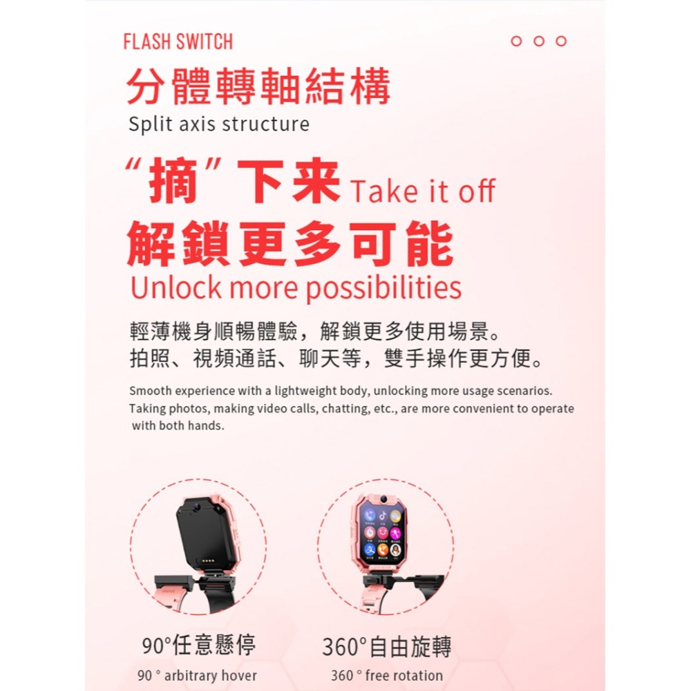 ANJOIN AS98 GPS 兒童智慧手錶(支援 Play 商店) 智能手錶 定位手錶 藍牙手錶 繁體中文 超長待機-細節圖6