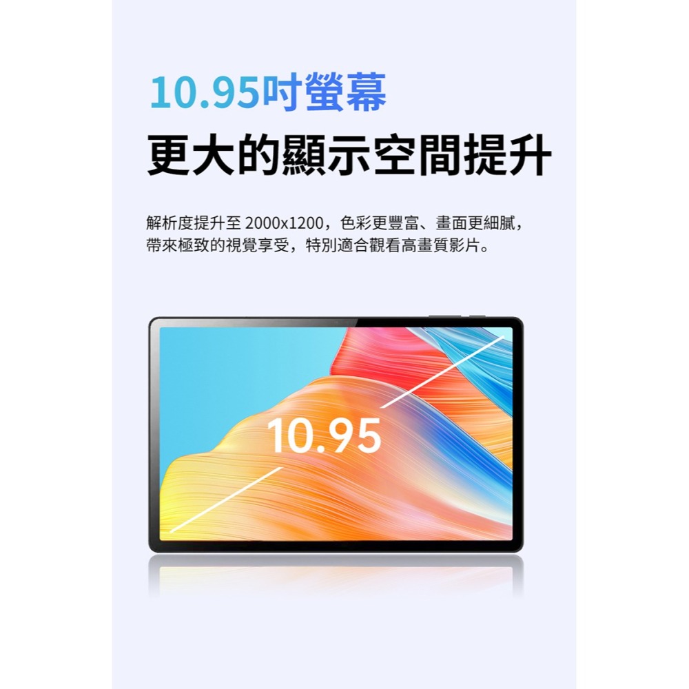Dream Tablet Pro 夢想平板7代 次世代CPU PD快充 10.95 吋大螢幕 Android 13 預購-細節圖6