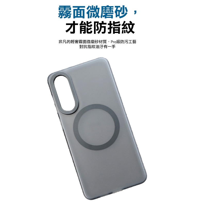 QinD SAMSUNG 三星 Galaxy S25 Edge 隱砂磁吸保護殼 手機殼 保護套 霧面殼 磨砂殼 磁吸殼-細節圖6