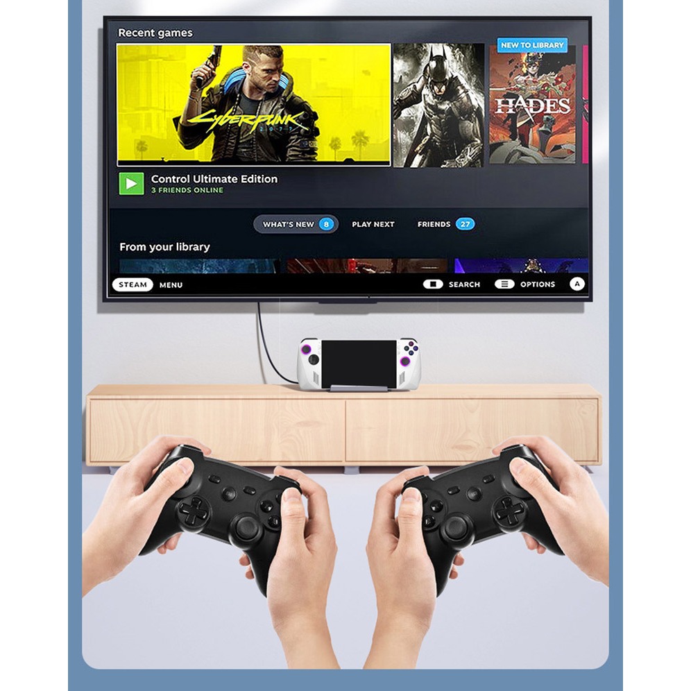 MiraScreen 手持遊戲機/掌機 10合1 擴充散熱底座 擴充底座 投放底座 ROG Ally Steam-細節圖10