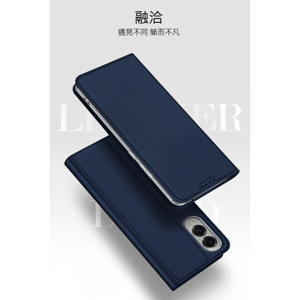 DUX DUCIS SAMSUNG 三星 Galaxy S25 Edge SKIN Pro 皮套 側翻皮套 插卡 可立-細節圖2