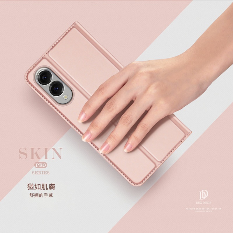 DUX DUCIS SAMSUNG 三星 Galaxy S25 Edge SKIN Pro 皮套 側翻皮套 插卡 可立-細節圖4