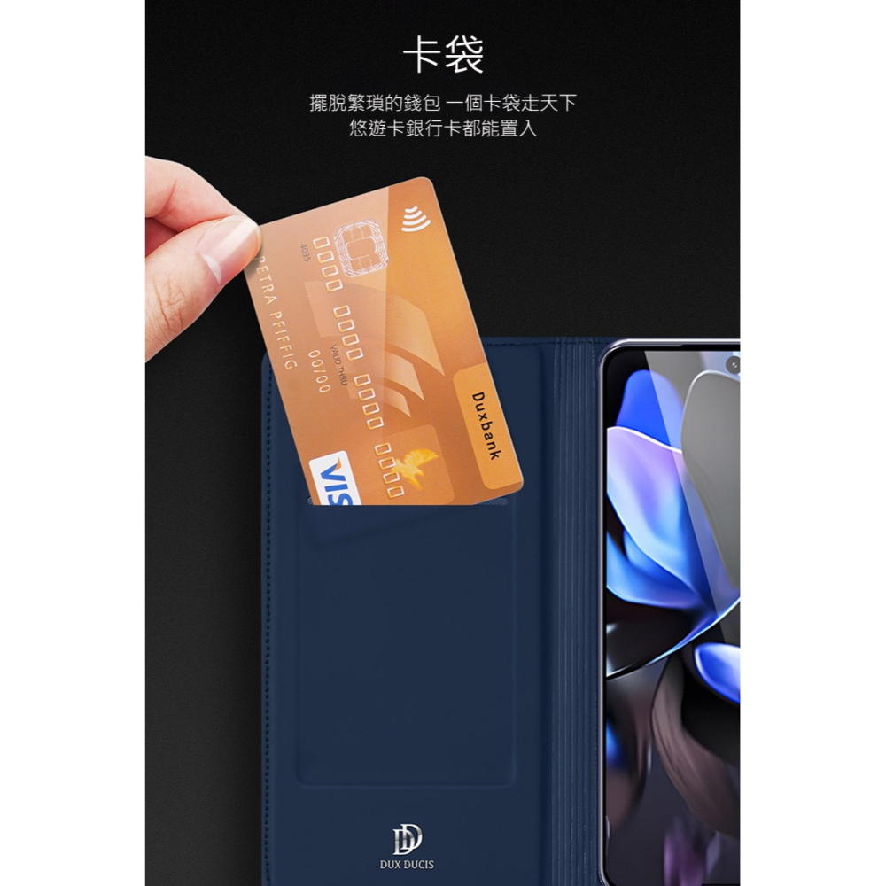 DUX DUCIS Google Pixel 10 Pro XL SKIN Pro 皮套 側翻皮套 插卡 可立 保護套-細節圖8