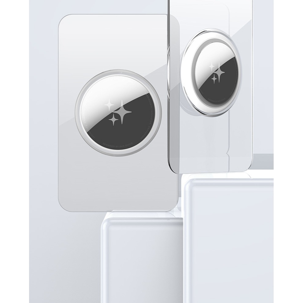 DUX DUCIS Apple 蘋果 AirTag 物品追蹤器 PC 卡片式保護套(二入) 更好卡入錢包 不易掉出-細節圖10