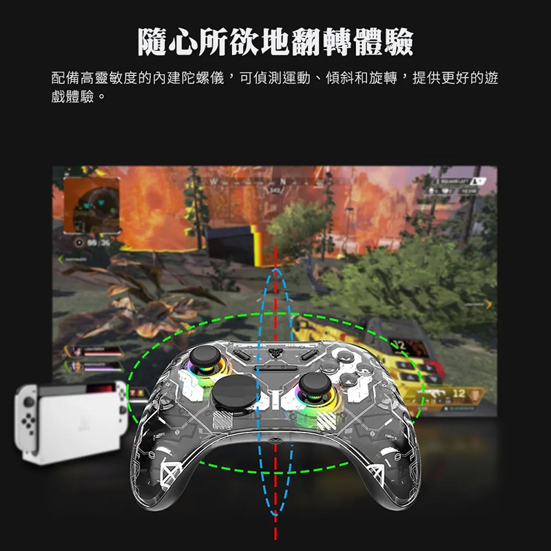 FANTECH WGP15A 無線賽車遊戲專用線性扳機震動搖桿 遊戲手把-細節圖7