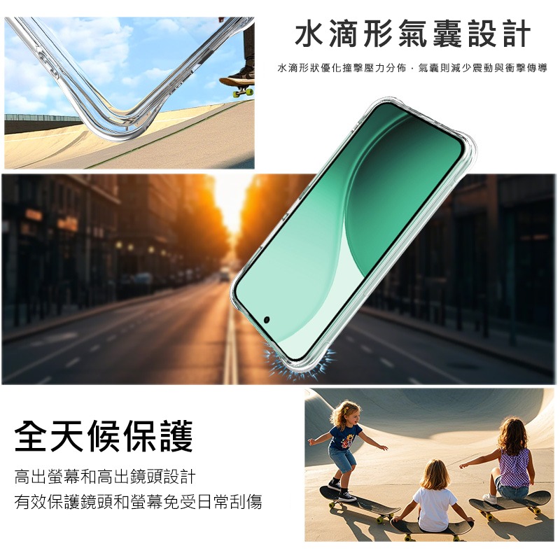 Imak 艾美克 OPPO Reno 14 5G 全包防摔套(氣囊) 保護殼 防摔殼 氣囊套 透明套 TPU軟套 不易發-細節圖3
