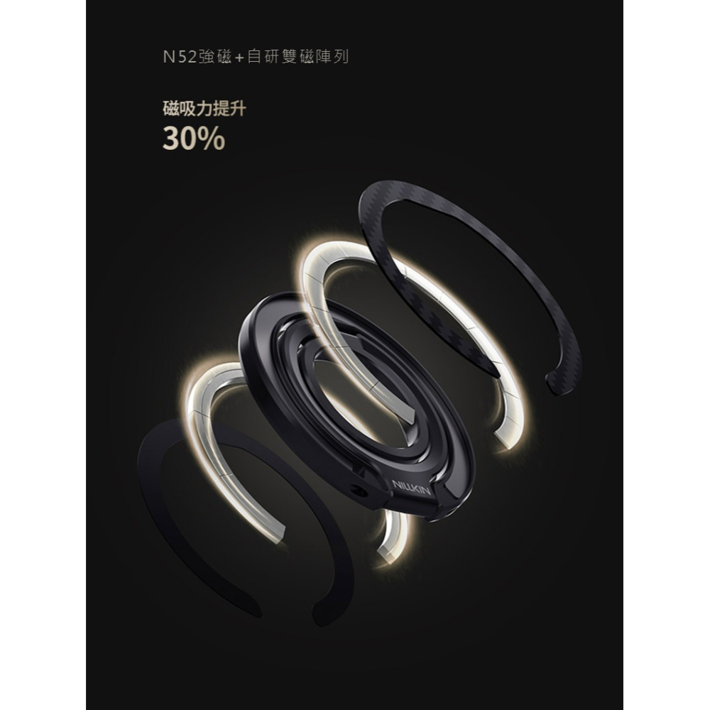 NILLKIN 纖磁環-磁吸指環支架 磁吸式支架 便攜支架 MagSafe 支架-細節圖10