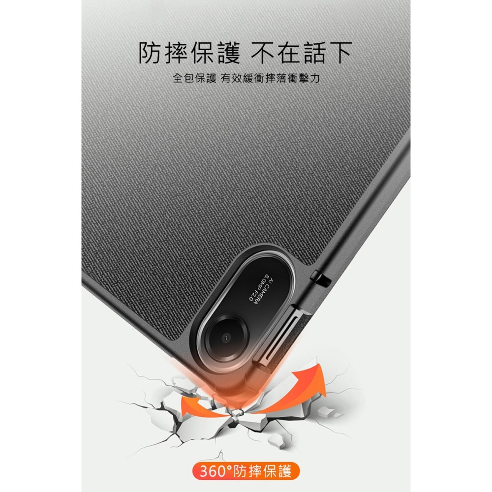 DUX DUCIS Redmi 紅米 Pad 2 11吋 DOMO 皮套 平板保護套 保護殼 三折皮套 防摔套-細節圖9