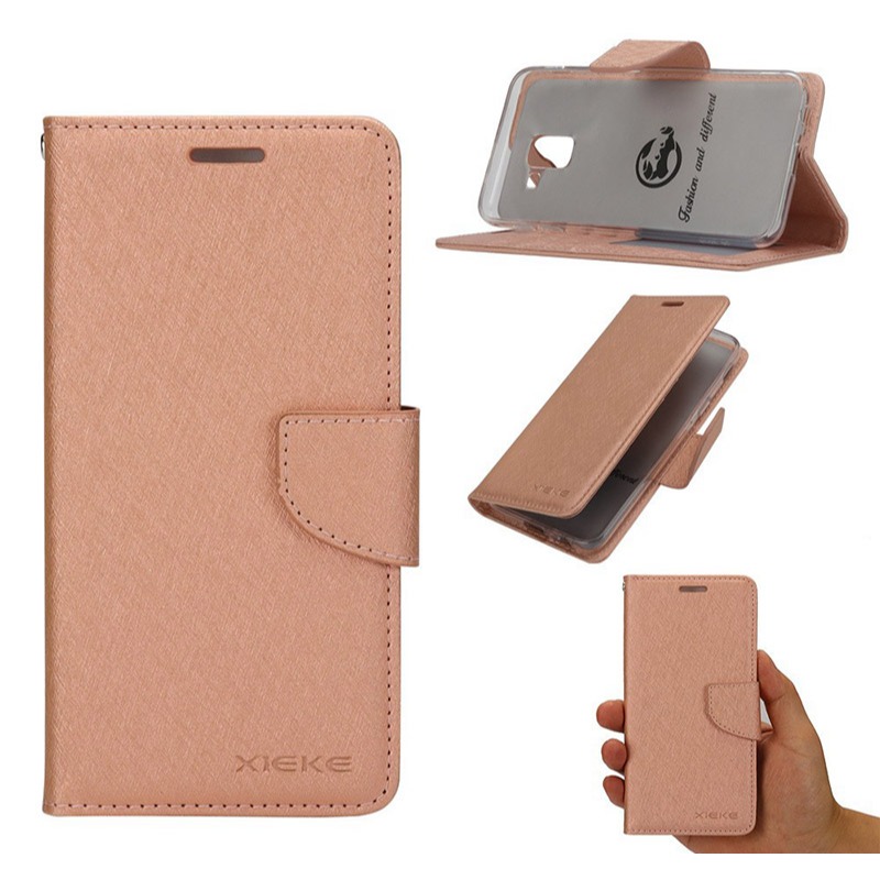 XIEKE OPPO Reno 14 F 5G 月詩蠶絲紋皮套 磁扣 可站立 可插卡 保護套 手機套 側翻皮套 翻蓋皮套-細節圖7
