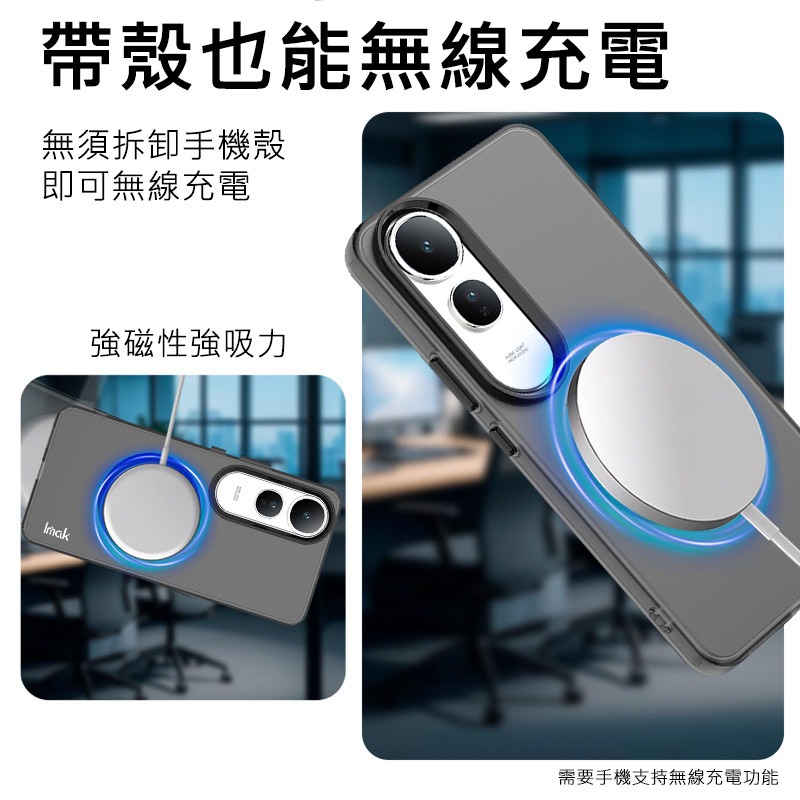 Imak 艾美克 vivo V50 Lite 5G 巧克力保護套(磁吸款) 保護殼 輕薄 透明套 TPU軟套 不易發黃-細節圖3