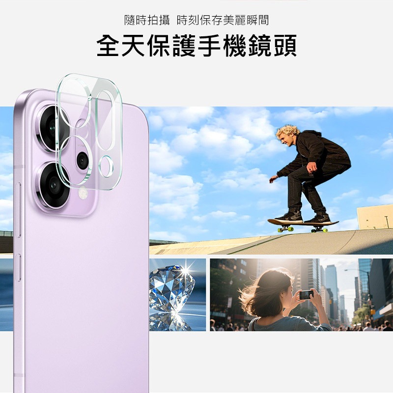 Imak 艾美克 OPPO Reno 14 5G 鏡頭玻璃貼(一體式) 奈米吸附 鏡頭貼 鏡頭保護貼 鏡頭膜-細節圖5
