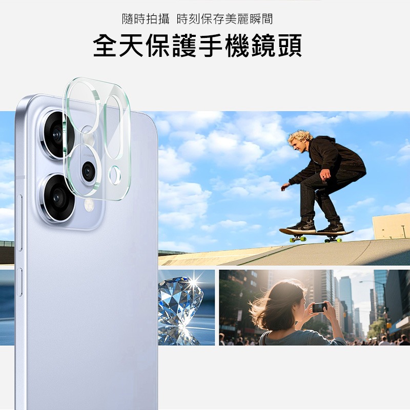 Imak 艾美克 OPPO Reno 14 Pro 5G 鏡頭玻璃貼(一體式) 奈米吸附 鏡頭貼 鏡頭保護貼 鏡頭膜-細節圖5
